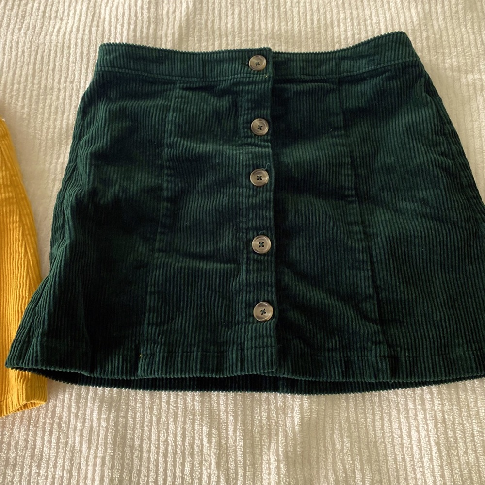 Green girls skirt